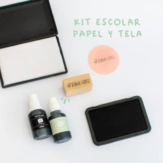 Kit personalizado escolar para papel y tela