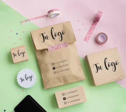Kit de Sellos Personalizados (Incluye almohadilla entintada) - Imagen 2