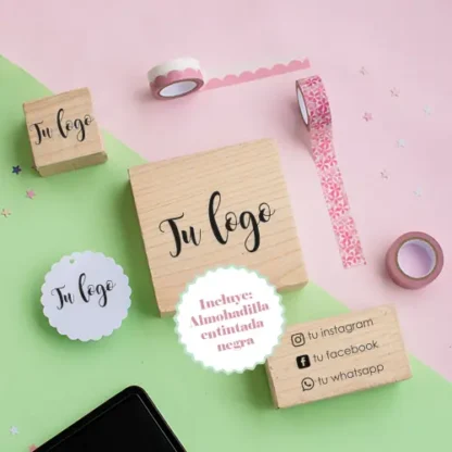 Kit de Sellos Personalizados (Incluye almohadilla entintada) - Imagen 3